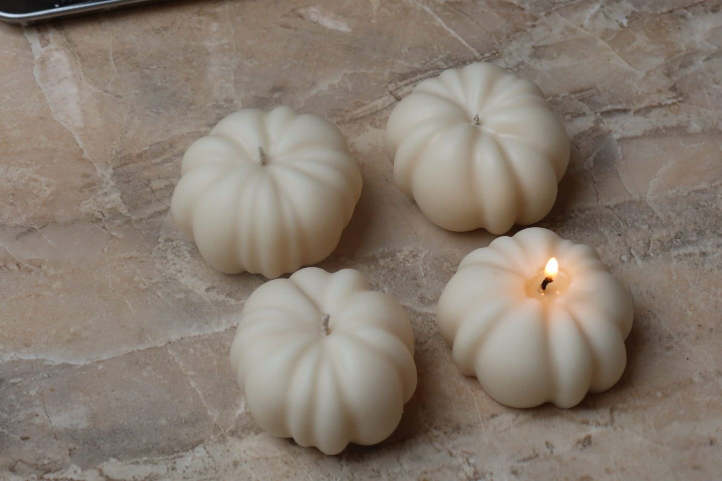 SET OF FOUR PUMPKINS