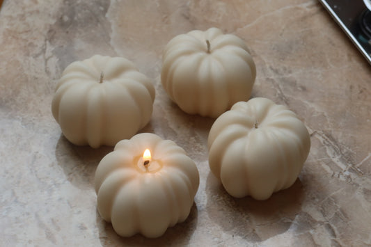 SET OF FOUR PUMPKINS