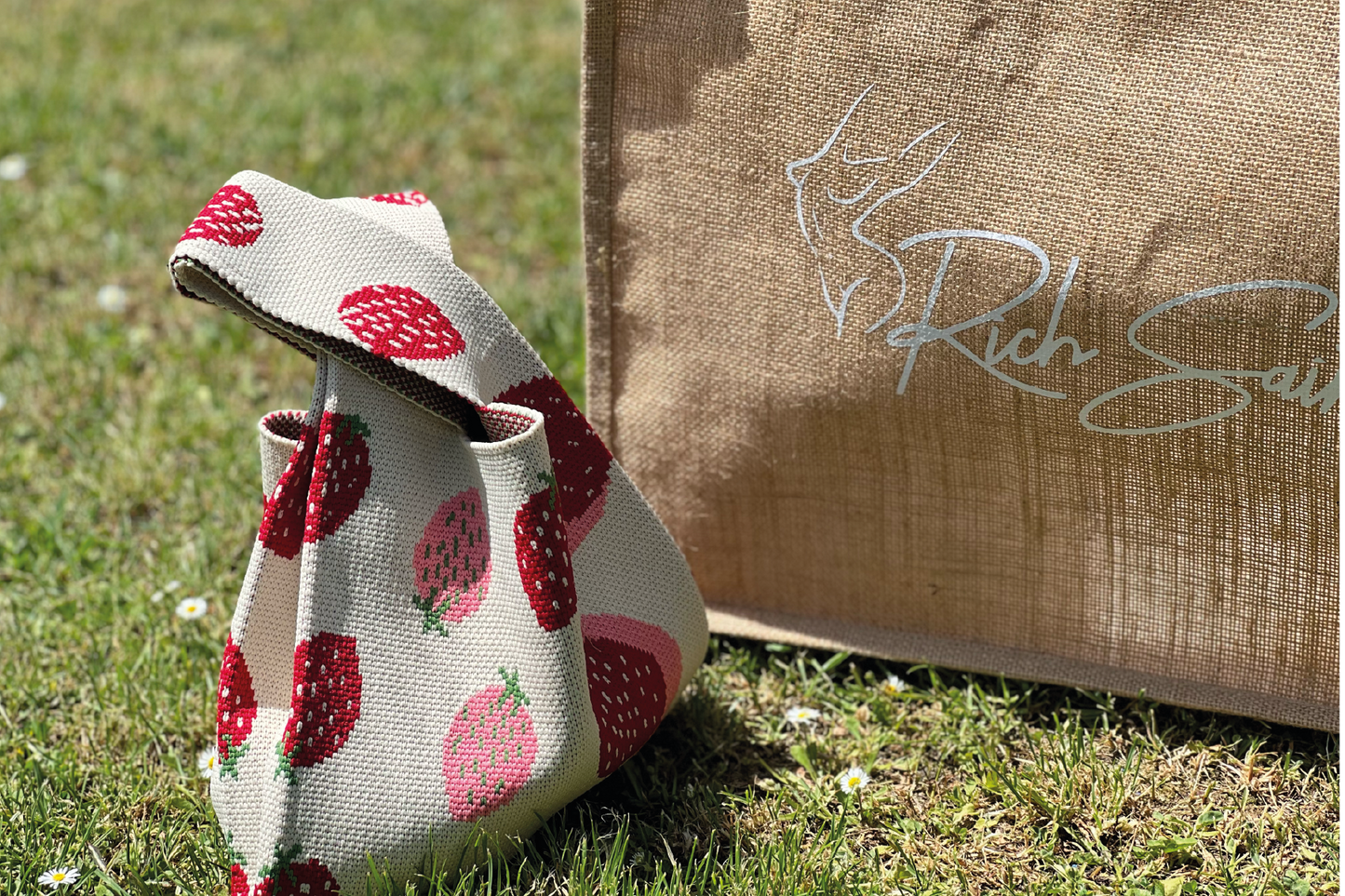 SMALL TOTE BAG STRAWBERRY