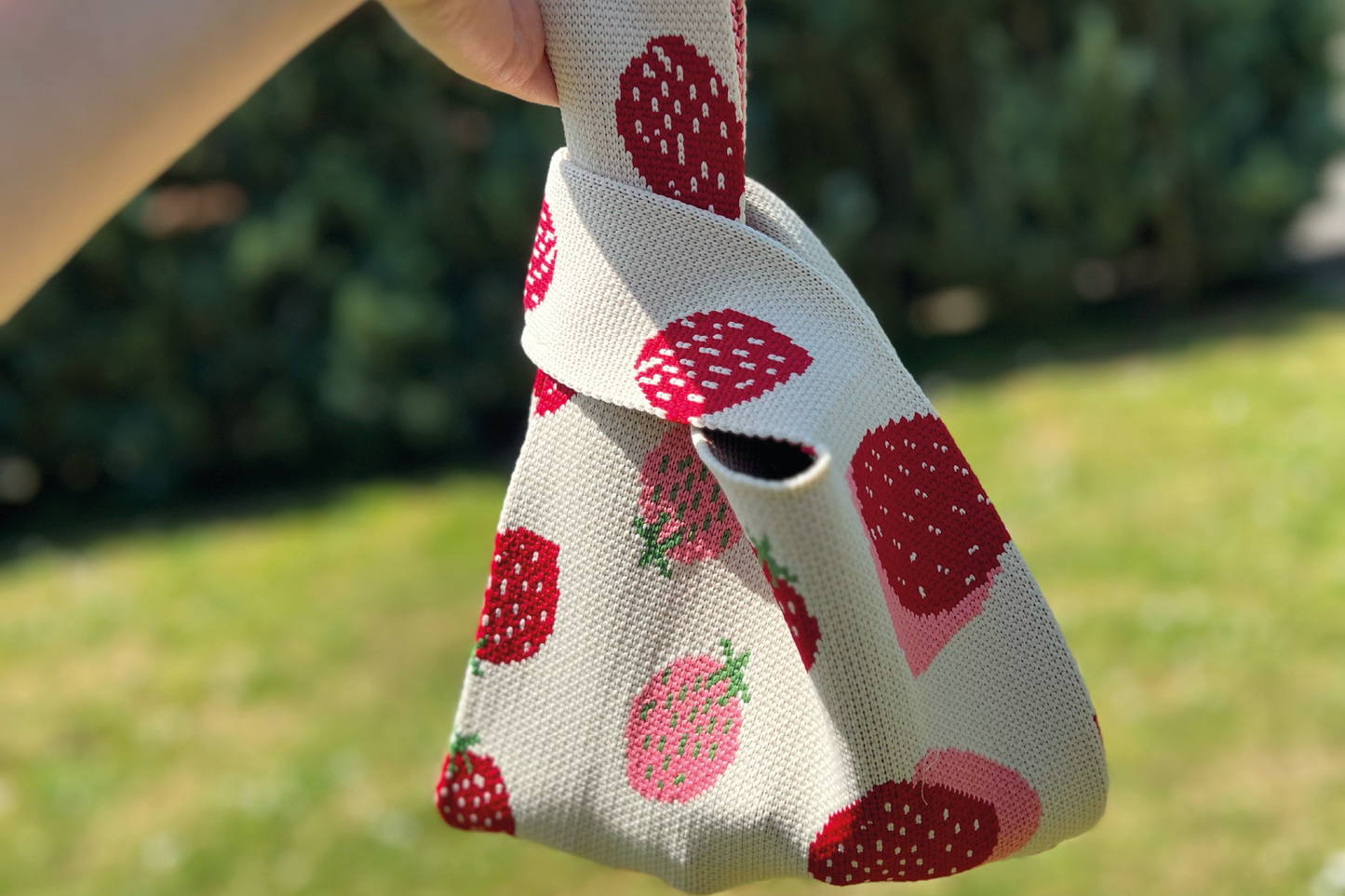 SMALL TOTE BAG STRAWBERRY