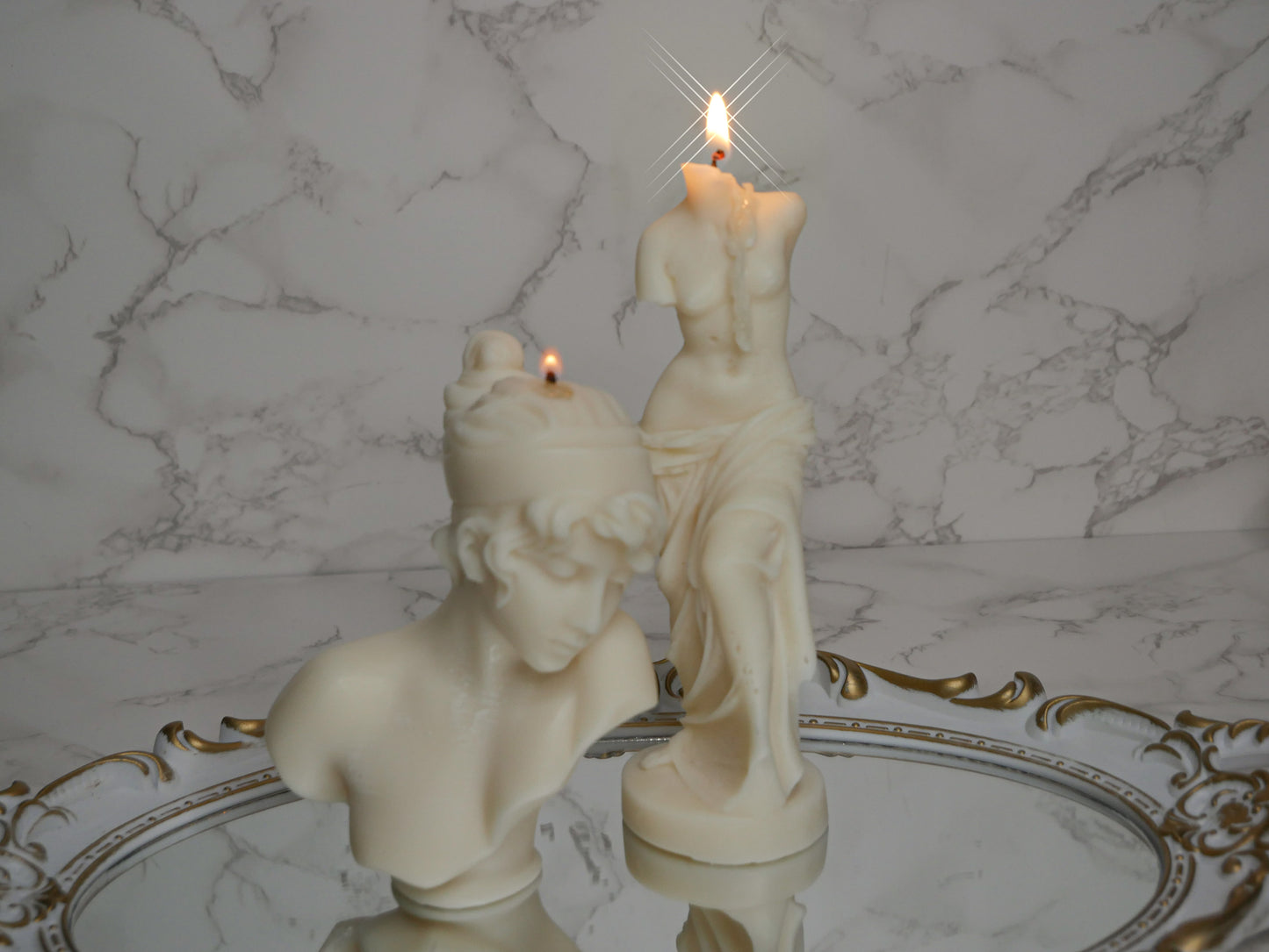 MEMORIA & VENUS SCULPTURE CANDLE GESCHENK SET