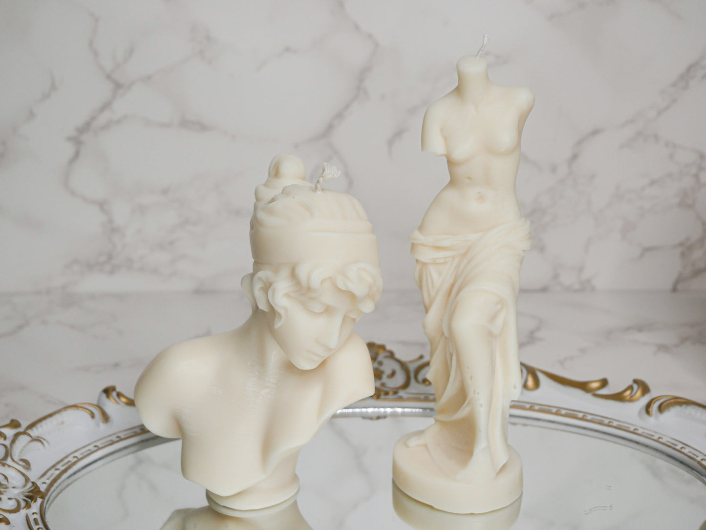 MEMORIA & VENUS SCULPTURE CANDLE GESCHENK SET